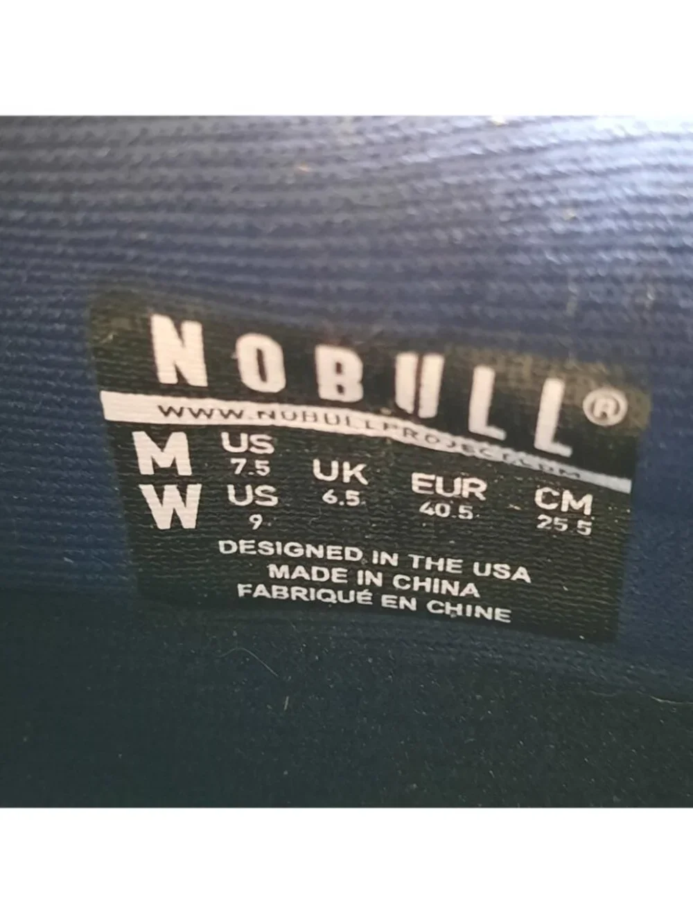 Nobull All Day Mesh Runner Womens 9 Shoes Navy Gum Running Training Gym Sneakers